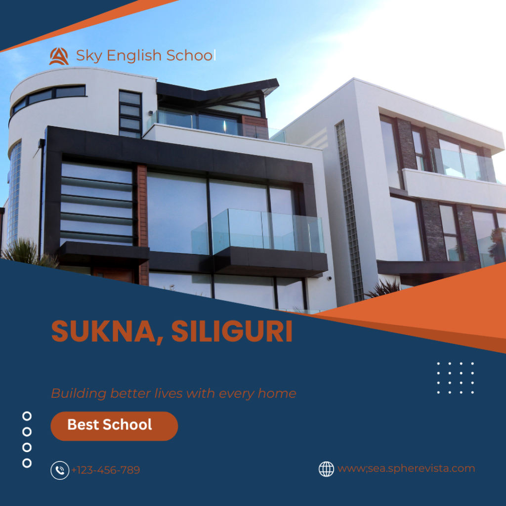 Blue and Orange Minimalist Real Estate Promotion Instagram Post